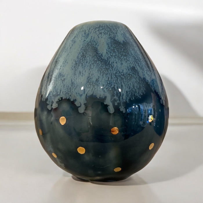 Drop vase midnatsblå